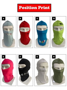 ผ้าคลุมศีรษะปั่นจักรยานกลางแจ้ง CS Balaclava ผ้าไหมกันลมเรียบเนียนคลุมหน้าไหมพรมยืดได้สำหรับเล่นสกี - Product Image 3
