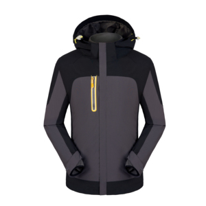 OEM Custom Print Men's Softshell Sports <b>Jacket</b> Quick Dry Fabric Windproof Feature <b>Plus</b> <b>Size</b> Outdoor Coat Winter 2025 Featuring - Product Image 3