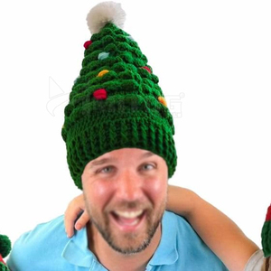 Venta al por mayor de Navidad acrílico/algodón/poliéster/lana gorros tamaño personalizable nuevo diseño OEM servicio disponible transpirable - Product Image 4