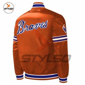 Veste universitaire en satin XL personnalisée Veste de baseball à capuche pour hommes, style letterman 3D, saison d'hiver - Product Image 2