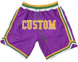 Support Custom Logo Purple <b>Zipper</b> Drawstring Mesh Breathable Outdoor Sports Men <b>shorts</b> for men, jogger, <b>shorts</b> for men - Product Image 1