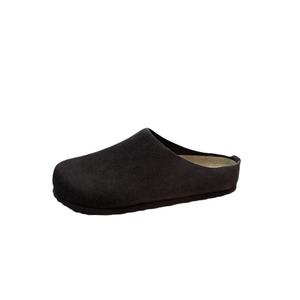 Mules Boston en cuir de vachette premium avec semelle en liège, technologie allemande testée 50 000 flexions, soutien de la voûte plantaire, chaussures plates, vente en gros d'usine - Product Image 1