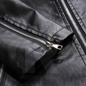 เสื้อแจ็คเก็ตหนังผู้ชาย ดีไซน์เรโทร ทันสมัย ใส่ได้ทุกฤดู เสื้อแจ็คเก็ตหนังแฟชั่นสำหรับผู้ชาย - Product Image 6