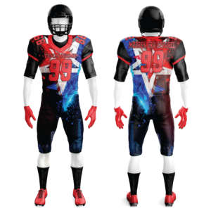 Uniformes de fútbol americano hechos a medida para hombre transpirables de alta calidad con mangas cortas para la temporada de verano - Product Image 5