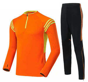 Vêtements de sport de football d'entraînement décontractés d'hiver à manches longues unisexes pour adultes, respirants, en polyester, vente en gros d'usine 2025 - Product Image 5