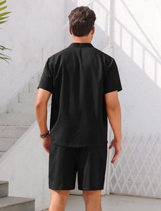 Ensemble de t-shirt à manches courtes imprimé 3D décontracté pour homme de qualité supérieure et short en polyester respirant à séchage rapide - Product Image 3