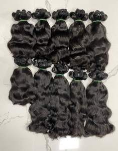 Best-seller-Extensions de cheveux humains vietnamiens naturels ondulés doublement étirés 100% cheveux humains tissés à cuticules alignés pour femmes noires - Product Image 5