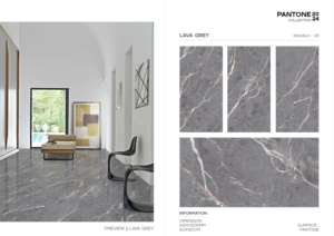 Azulejos de porcelana contemporáneos con superficie Pantone de 60x120cm, 600x1200mm, tamaño 24x48 para espacios interiores de lujo. - Product Image 5