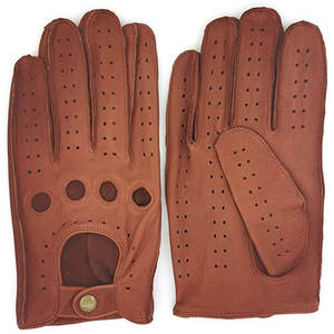 Venta al por mayor OEM Diseño personalizado Guantes de conducción Mejor proveedor Color sólido Unisex Guantes de cuero Estilo liso Precio de fábrica - Product Image 6
