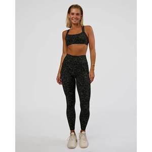 Fusion Icon Ultra High-Rise Full Length <b>Leggings</b> with Pockets-Energy Print <b>Black</b> Reflective XS - Product Image 3