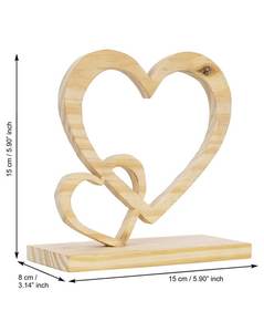 Giáng Sinh Bảng Trang Trí Nội Thất Trang Trí Tùy Chỉnh Tên Gia Đình Cây Bằng Gỗ Trái Tim Khắc - Product Image 4