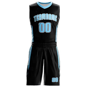 Ensembles d'uniformes de basket-ball personnalisés unisexes pour équipes et clubs, nouveau design, 100% polyester, respirant et anti-humidité, équipe personnalisée - Product Image 1