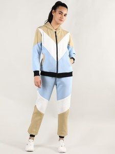 Derniers modèles de survêtements imprimés Combinaisons élégantes Survêtement de jogging Tenue à manches longues bouffantes Hoodies Sport Streetwear Ensemble 2 pièces - Product Image 4