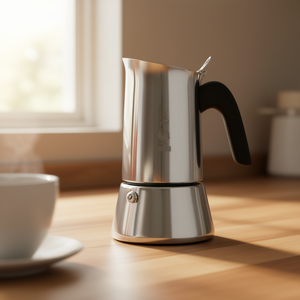 VENUS INDUCTION Cafetera inteligente de acero inoxidable para 4 tazas, cromo pulido 0007254 CNNP - Product Image 3