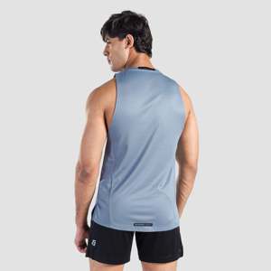 เสื้อกล้ามแขนตกสีเทาสำหรับผู้ชายทรงปกติ - Product Image 2