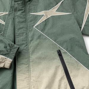 <b>Men</b>’s Gradient Windbreaker Tracksuit Set <b>Lightweight</b> Waterproof Sportswear Custom Logo Athletic <b>Jacket</b> Pants Training Suit - Product Image 5