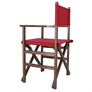 เก้าอี้ผู้บริหาร WELL HOME โครงไม้วอลนัท ผ้าแคนวาสสีเบอร์กันดี 51x46x86 ซม. - Product Image 4