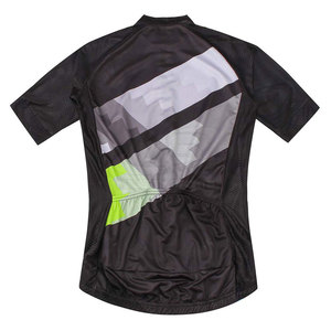 เสื้อขี่จักรยานที่กำหนดเองมีกระเป๋าด้านหลังสำหรับปั่นจักรยานแขนสั้นน้ำหนักเบาระบายอากาศได้ดี