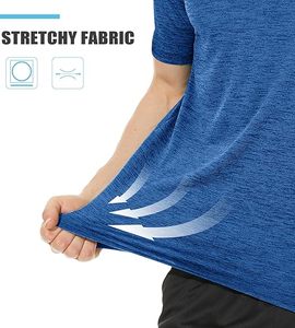 T-shirt à manches courtes pour hommes, tissu tricoté, marque personnalisée pour l'emballage au détail et les événements de revente - Product Image 4