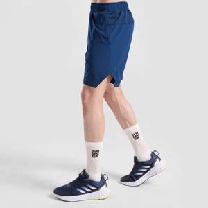Shorts de basketball sportifs Micro Fit 2.0, vert sarcelle, 100 % polyester, taille élastique, logos décoratifs, style Bermuda inspiré du coton - Product Image 3