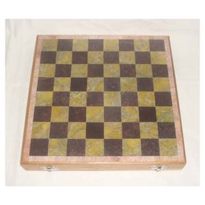 หมากรุกไม้ขัดเงาสวยงามเกมกระดานหมากรุกสากลเพื่อความบันเทิงพร้อมกล่องพกพาสำหรับตกแต่ง - Product Image 1