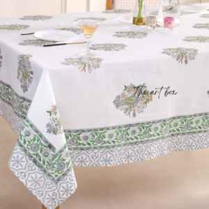 Manteles impresos a mano elegante cubierta de mesa impresa personalizada - Product Image 5