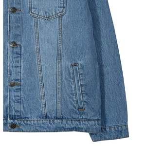 Veste en jean de coton pour hommes de taille XL de haute qualité personnalisée OEM décontracté Streetwear pull à capuche poche de travail veste polaire classique - Product Image 3