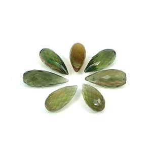 ลูกปัดตาแมวหลายเม็ดฟลูออไรต์ธรรมชาติเกรด AAA อัญมณีหลวมน้ำตาลเหลืองเขียวน้ำเงินขาวใสขาวฟ้า8มม. ทำจากแก้วขนาด1มม. - Product Image 2