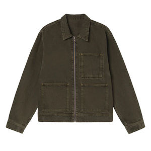 Abrigo vaquero para hombre, chaqueta vaquera gruesa con forro de lana a la moda de invierno, chaqueta vaquera cálida y delgada - Product Image 6