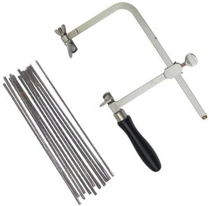 Cadre de scie à vis à tension réglable, lames de scie réglables de 2 pouces (60 mm), 144 pièces réutilisables pour le métal et les matériaux durs - Product Image 1