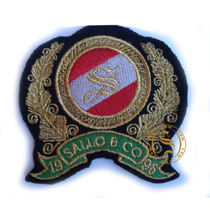 High Quality Hand-Embroidered <b>Badges</b> Custom Designed with Beads OEM Sew-On Embroidery <b>Badges</b> for Decorations - Product Image 5