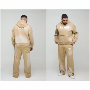 Chándal Personalizado con Logotipo Bordado 2025, para Hombre, 100% Algodón, Invierno, Impresión Digital - Product Image 1