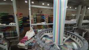 Bolsas de plástico tejidas PP multicolor de tamaño personalizado de alta calidad, tela de calendario, sellado térmico, impresión flexográfica, mejor precio, promoción de tienda - Product Image 3