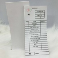 Livre de tickets d'ongles de haute qualité pour les salons de manucure, fournitures en gros du Vietnam