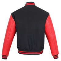 Vestes de mode avec doublure matelassée, patchs en chenille personnalisés, veste bomber universitaire pour hommes, veste de baseball coupe-vent en laine, veste varsity