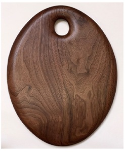 Tabla de cortar de madera de acacia y madera respetuosa con el medio ambiente personalizada, herramientas de cocina - Product Image 1
