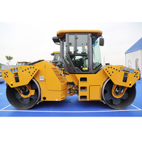 XD143 Compacteur vibrant à tambours en acier tandem hydraulique pour travaux routiers urbains, performance stable, équipement de compactage d'asphalte