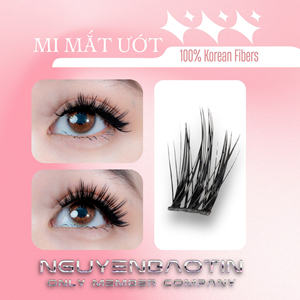 DIY Eyelash Extension Clusters 0.20mm 16mm100P Hot Melt Thick False Eyelashes Handmade - Product Image 3