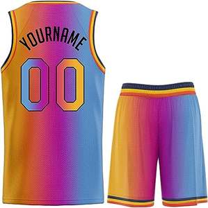 Conjuntos de Uniformes de Baloncesto Transpirables de Poliéster para Hombre, Talla Personalizada, Fabricante Experimentado de Uniformes de Baloncesto - Product Image 5