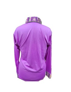 Rétro personnalisé Western Pleasure Show Shirt Rodeo Queen Rail vêtements d'équitation pour les femmes - Product Image 5