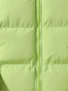 Chaqueta acolchada de invierno personalizada para hombre superventas, nueva chaqueta de cuero con decoración de piel, servicio OEM - Product Image 4