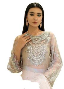 Robe de soirée indienne pakistanaise Boutique Style robe de mariée traditionnelle pour les filles pakistanaises robe de désherbage nouveau a 2025 - Product Image 6