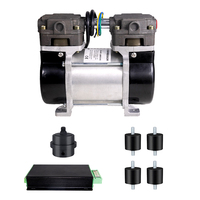 Mini compresseur d'air sans huile DC12V /24V/48V 230W Compresseur d'air à piston sans huile 3,2 kg Compresseur d'air portable