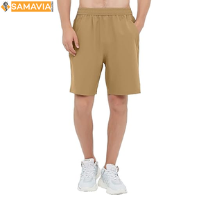 Short de sport personnalisé pour hommes Short en maille à séchage rapide avec cordon de serrage à la taille pour la course à pied - Product Image 5