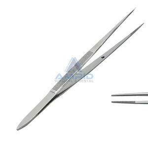 Pinzas Quirúrgicas Dentales Dentadas y Sin Dientes de 10 cm con Recubrimiento Negro - Product Image 6