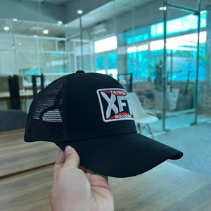 Gorras de Alta Calidad al por Mayor, Gorra Trucker Personalizada de 5 Paneles, Gorra de Malla con Visera Curva, Gorras Trucker con Parche Tejido, Gorras para Exteriores para Hombre - Product Image 1