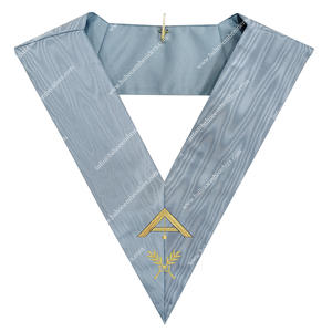 COLLIER D'OFFICIER DE REGALIA MAÇONNIQUE DE RITE TRADITIONNEL FRANÇAIS PREMIÈRE GARDE - Product Image 1