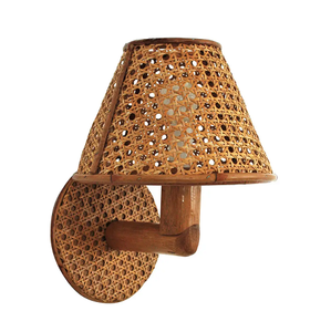 Lámpara de pared de bambú para decoración interior, luz decorativa de lujo para dormitorio, moderna, de hierro y bambú, gran oferta - Product Image 6