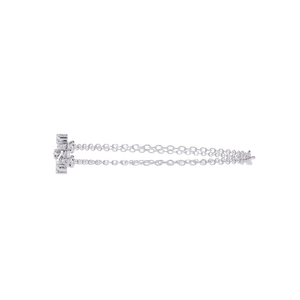 Magnifique bracelet et jonc en or 18 carats avec diamants de laboratoire, accessoire de bijouterie luxueux - Product Image 1