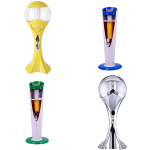 Dispensador <span class=keywords><strong>de</strong></span> Bebidas para Cerveza, Torre <span class=keywords><strong>de</strong></span> Cerveza con Grifo, en Colores Dorado, Plateado, Azul, Negro y Otros Colores, <span class=keywords><strong>de</strong></span> 1.5L, 3L y 3.5L, para Cervecerías, Bodegas y Bares - Product Image 3